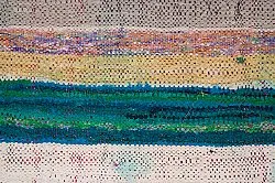 Tappeto Berberi Dal Marocco Boucherouite 145 x 295 cm