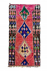 Tappeto Berberi Dal Marocco Boucherouite 290 x 140 cm