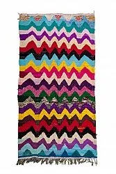 Tappeto Berberi Dal Marocco Boucherouite 125 x 235 cm