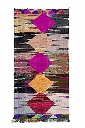 Tappeto Berberi Dal Marocco Boucherouite 130 x 275 cm