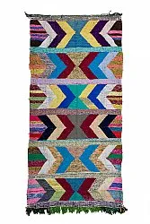 Tappeto Berberi Dal Marocco Boucherouite 130 x 275 cm