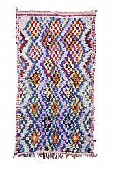 Tappeto Berberi Dal Marocco Boucherouite 245 x 140 cm