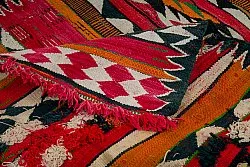 Tappeto Berberi Dal Marocco Boucherouite 150 x 365 cm