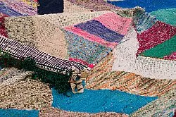Tappeto Berberi Dal Marocco Boucherouite 130 x 275 cm