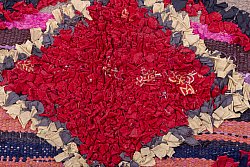 Tappeto Berberi Dal Marocco Boucherouite 210 x 130 cm