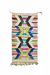 Tappeto Berberi Dal Marocco Boucherouite 135 x 250 cm