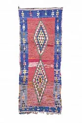Tappeto Berberi Dal Marocco Boucherouite 260 x 105 cm