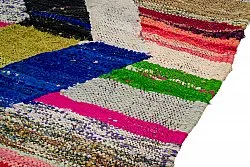 Tappeto Berberi Dal Marocco Boucherouite 135 x 250 cm