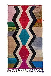 Tappeto Berberi Dal Marocco Boucherouite 145 x 265 cm