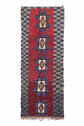 Tappeto Berberi Dal Marocco Boucherouite 230 x 85 cm