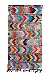 Tappeto Berberi Dal Marocco Boucherouite 150 x 275 cm