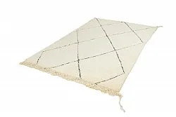 Tappeto Kilim In Stile Berbero Del Marocco Beni Ourain 155 x 265 cm