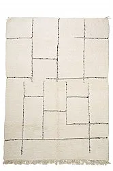 Tappeto Kilim In Stile Berbero Del Marocco Beni Ourain 210 x 295 cm