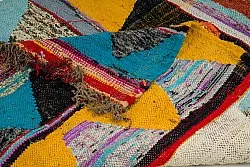 Tappeto Berberi Dal Marocco Boucherouite 135 x 270 cm