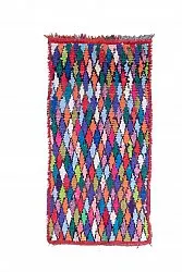 Tappeto Berberi Dal Marocco Boucherouite 230 x 115 cm