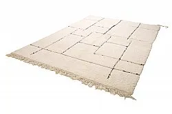 Tappeto Kilim In Stile Berbero Del Marocco Beni Ourain 210 x 295 cm