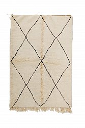 Tappeto Kilim In Stile Berbero Del Marocco Beni Ourain 210 x 135 cm
