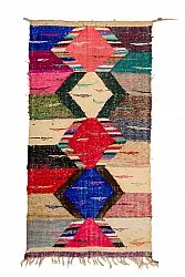 Tappeto Berberi Dal Marocco Boucherouite 125 x 240 cm
