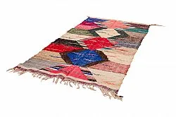 Tappeto Berberi Dal Marocco Boucherouite 125 x 240 cm