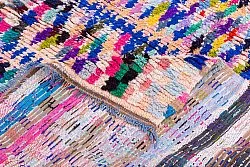 Tappeto Berberi Dal Marocco Boucherouite 265 x 145 cm