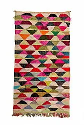 Tappeto Berberi Dal Marocco Boucherouite 155 x 290 cm