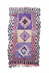 Tappeto Berberi Dal Marocco Boucherouite 225 x 125 cm