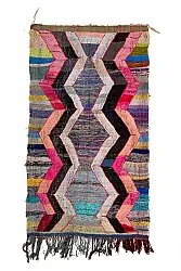 Tappeto Berberi Dal Marocco Boucherouite 150 x 260 cm