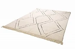 Tappeto Kilim In Stile Berbero Del Marocco Beni Ourain 210 x 300 cm