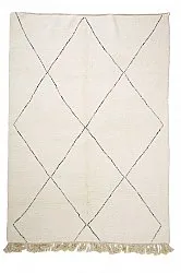 Tappeto Kilim In Stile Berbero Del Marocco Beni Ourain 210 x 295 cm