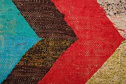 Tappeto Berberi Dal Marocco Boucherouite 135 x 265 cm