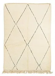 Tappeto Kilim In Stile Berbero Del Marocco Beni Ourain 155 x 250 cm