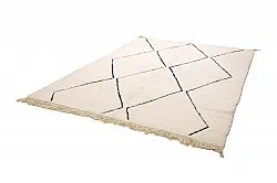 Tappeto Kilim In Stile Berbero Del Marocco Beni Ourain 205 x 290 cm