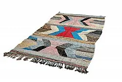 Tappeto Berberi Dal Marocco Boucherouite 140 x 255 cm