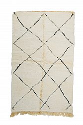 Tappeto Kilim In Stile Berbero Del Marocco Beni Ourain-matta 230 x 135 cm