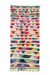 Tappeto Berberi Dal Marocco Boucherouite 145 x 330 cm