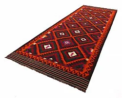 Tappeto kilim orientale 379 x 173 cm