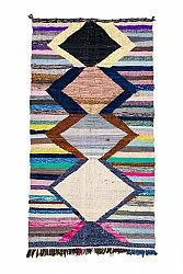 Tappeto Berberi Dal Marocco Boucherouite 130 x 250 cm