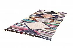 Tappeto Berberi Dal Marocco Boucherouite 130 x 250 cm