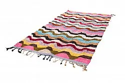 Tappeto Berberi Dal Marocco Boucherouite 140 x 265 cm