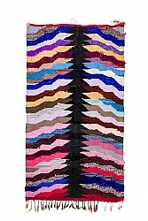 Tappeto Berberi Dal Marocco Boucherouite 145 x 275 cm