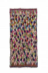 Tappeto Berberi Dal Marocco Boucherouite 245 x 115 cm