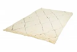 Tappeto Kilim In Stile Berbero Del Marocco Beni Ourain 155 x 255 cm