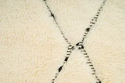 Tappeto Kilim In Stile Berbero Del Marocco Beni Ourain 155 x 255 cm