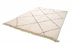 Tappeto Kilim In Stile Berbero Del Marocco Beni Ourain 210 x 305 cm