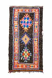 Tappeto Berberi Dal Marocco Boucherouite 160 x 310 cm
