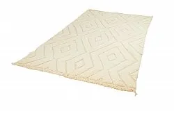 Tappeto Kilim In Stile Berbero Del Marocco Beni Ourain 155 x 265 cm