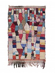 Tappeto Berberi Dal Marocco Boucherouite 190 x 130 cm