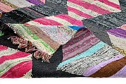 Tappeto Berberi Dal Marocco Boucherouite 130 x 265 cm