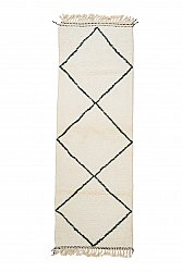 Tappeto Kilim In Stile Berbero Del Marocco Beni Ourain-matta 285 x 95 cm