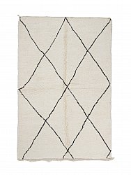 Tappeto Kilim In Stile Berbero Del Marocco Beni Ourain 250 x 160 cm